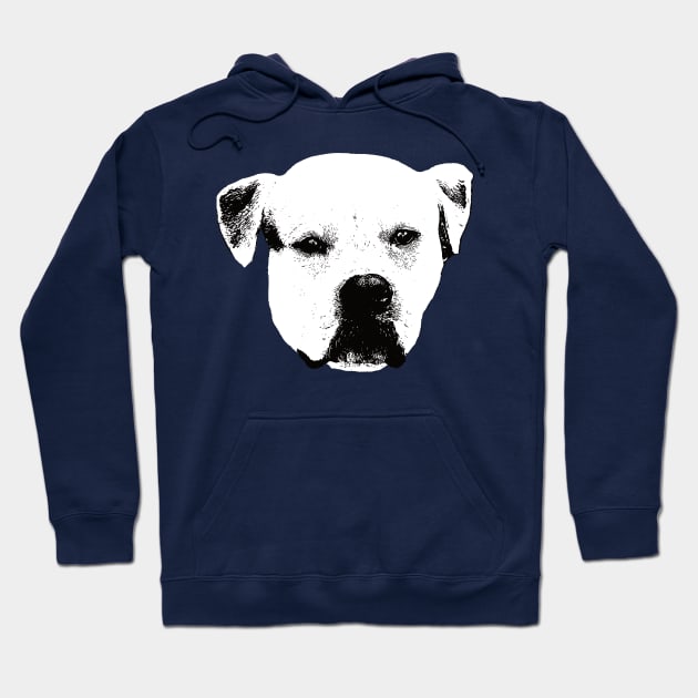 American Bulldog - Bulldog Christmas Gifts Hoodie by DoggyStyles